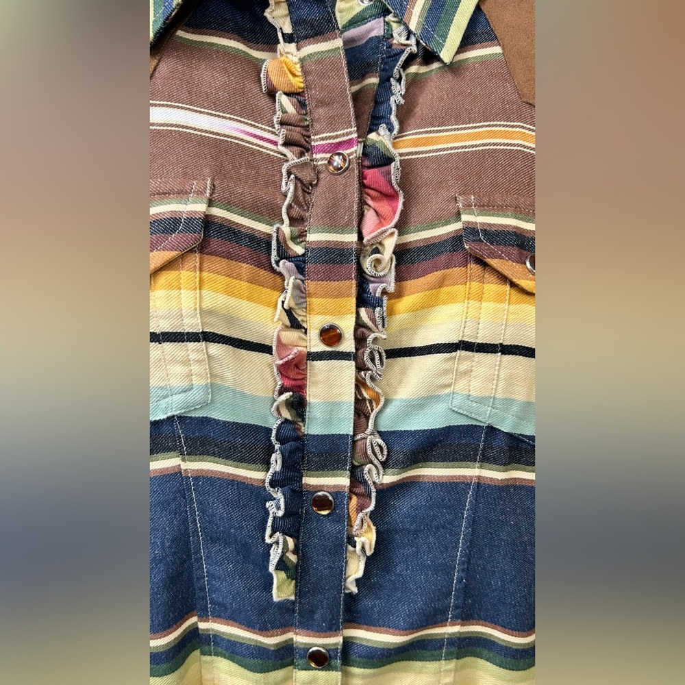 Tasha Polizzi Colt 44 Serape Cotton Tunic Dress - Picture 4 of 4
